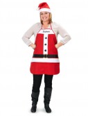 Holiday Embroidered Apron Hat Set Costume