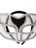 Silver Netted Mask