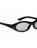 Metallic Oval Glasses - Black