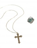 Pirates of the Caribbean 4 On Stranger Tides - Angelica Cross Necklace And Ring