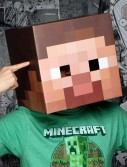 Minecraft Steve Head Mask Adult