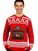 Knit Crackling Fireplace Ugly Christmas Sweater Adult