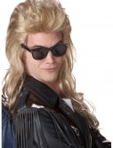 80s Blonde Rock Mullet Wig