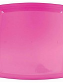 Pink Plastic Square Tray