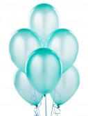 Silk Seafoam Blue 11 Latex Balloons - 6 count
