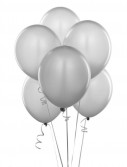 Shimmering Silver (Silver) Balloons (6 count)