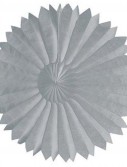 Silver 10 Paper Tissue Fan