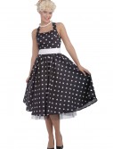 Black and White 50's Polka Dot Dress
