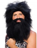 Black Prehistoric Wig and Beard