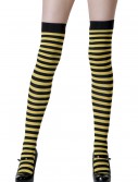 Black / Yellow Striped Stockings