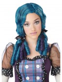 Blue / Purple Doll Curls Wig