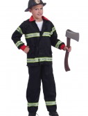 Child Black Fireman Costume