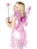 Child Pink Butterfly Wings Kit