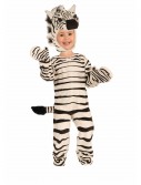 Child Plush Zebra Costume