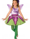 Child Purple Flower Fairy Costume