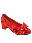 Child Red Sequin Shoes