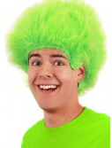 Fuzzy Lime Wig