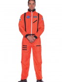 Mens Orange Astronaut Costume