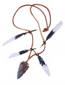 Native Warrior Necklace Arrow Head