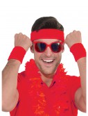 Red Headband and Wristband Kit