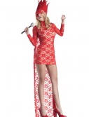 Red Lace Popstar Costume