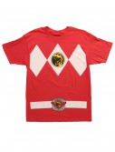 Red Power Ranger Costume T-Shirt