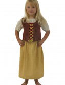 Toddler Red Peasant Dress