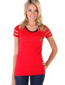 Womens Star Trek Starfleet Red Costume T-Shirt
