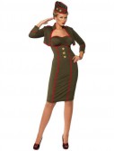 Retro Army Girl Adult Costume