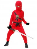 Red Ninja Child Costume