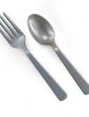 Silver Forks Spoons (8 each)