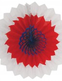 Red  White Blue Tissue Fan