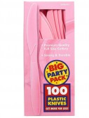New Pink Big Party Pack - Knives (100 count)