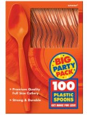 Orange Peel Big Party Pack - Spoons (100 count)