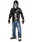 Metal Skull Biker Teen Costume