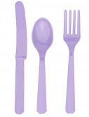 Lavender Forks  Knives Spoons (8 each)