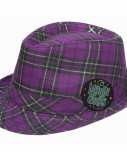 Mardi Gras - Plaid Fedora Hat