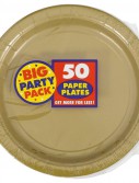 Gold Big Party Pack - Dessert Plates (50 count)