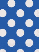 Blue and White Dots Lunch Napkins (16)