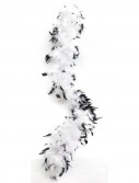 Black White Adult Feather Boa