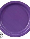 Perfect Purple (Purple) Paper Dessert Plates (24 count)