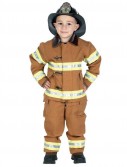 Jr. Fire Fighter Suit Tan Child Costume