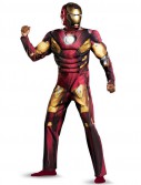 The Avengers Iron Man Mark VII Muscle Plus Adult Costume