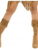 Indian Maiden Suede Adult Boot Covers