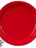 Classic Red (Red) Paper Dinner Plates (24 count)