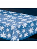 Snowflake Clear Plastic Tablecover