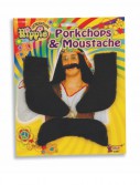 Hippie Porkchop Sideburns and Moustache