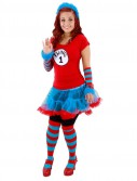 Cat In The Hat Thing 1 and Thing 2 Tutu Adult Costume