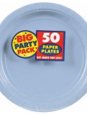 Pastel Blue Big Party Pack - Dinner Plates (50 count)