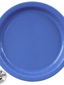 True Blue (Blue) Paper Dinner Plates (24 count)